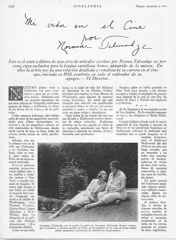 LAMINA 29565: Constance Talmadge en Long Island