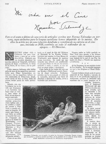 LAMINA 29565: Constance Talmadge en Long Island