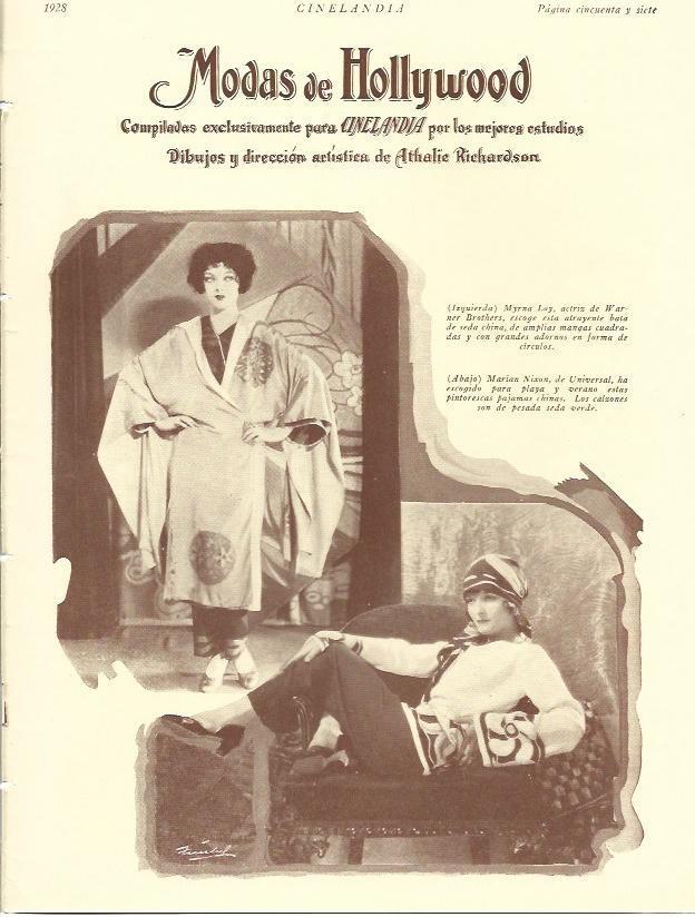 LAMINA 29567: Myrna Lay y Marian Nixon