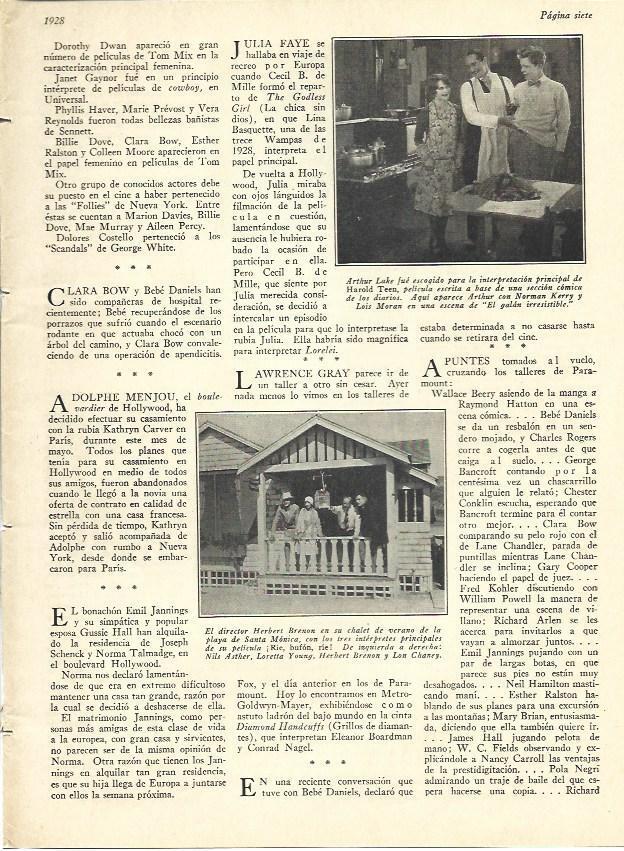 LAMINA 29618: Herbert Brenon en Santa Monica