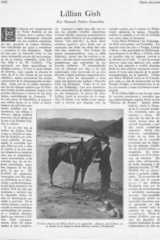 LAMINA 29623: Lillian Gish en Santa Monica
