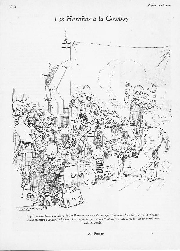 LAMINA 29629: Las hazañas a la cowboy, por Potter