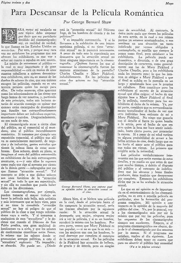 LAMINA 29630: George Bernard Shaw