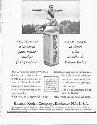 LAMINA 29613: Publicidad de Eastman Kodak Company