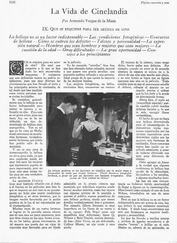 LAMINA 29597: Gloria Swanson en Los Amores de Sunia