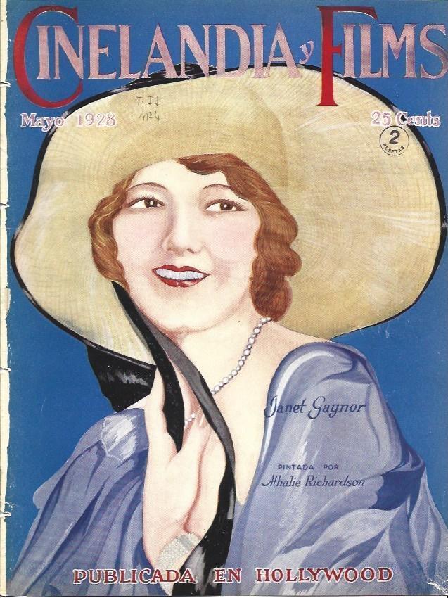 LAMINA 29614: Portada de Cinelandia, mayo 1928