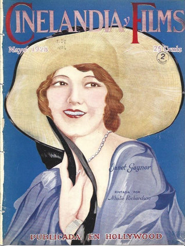 LAMINA 29614: Portada de Cinelandia, mayo 1928