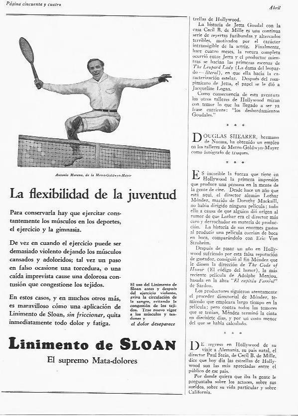 LAMINA 29603: Publicidad de Linimento de Sloan