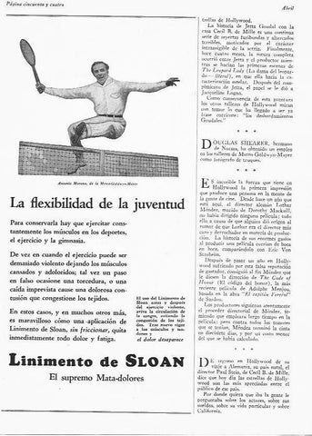LAMINA 29603: Publicidad de Linimento de Sloan