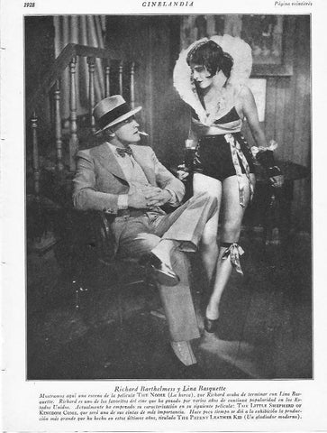 LAMINA 29550: Richard Barthelmess y Lina Basquette