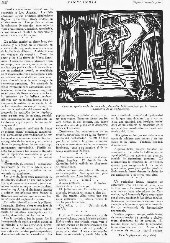 LAMINA 29490: Carmelita, ilustracion de Jorge Crespo 