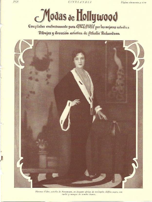 LAMINA 29492: Florence Vidor