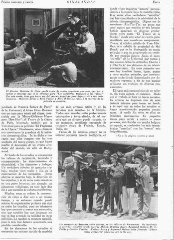 LAMINA 29485: El director Malcolm St. Clair y rodaje en la Paramount