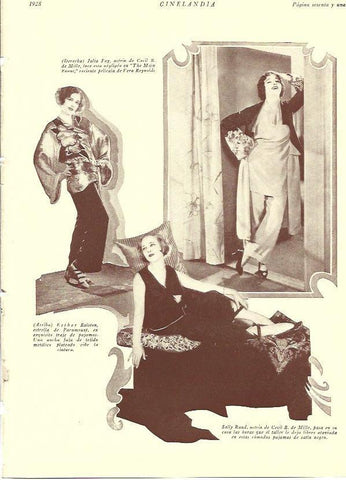 LAMINA 29494: Julia Fay, Esther Ralston y Sally Rand