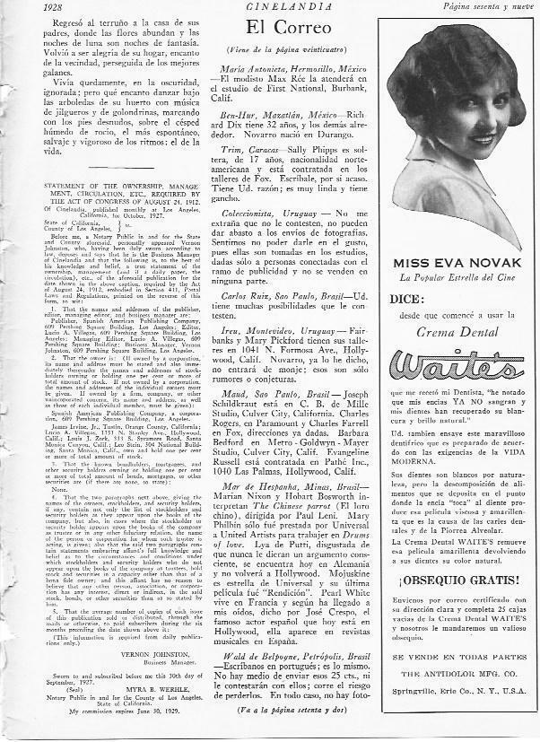 LAMINA 29498: Publicidad de crema dental Waite's
