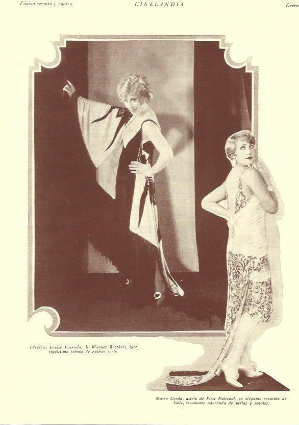 LAMINA 29495: Louise Fazenda y Maria Corda