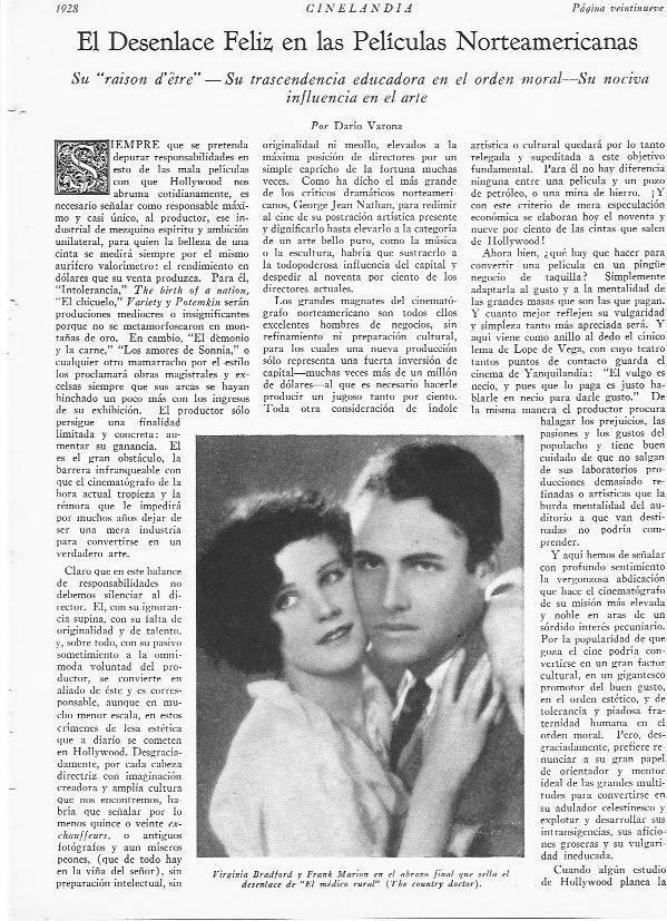 LAMINA 29478: Virginia Bradford y Frank Marion