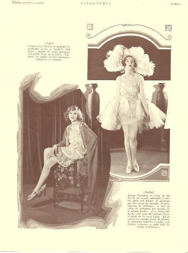 LAMINA 29533: Virgina Lee Corbin y Lilyan Tashman