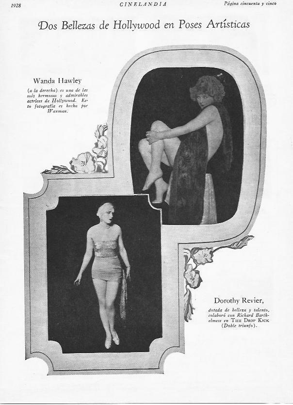 LAMINA 29529: Wanda Hawley y Dorothy Revier