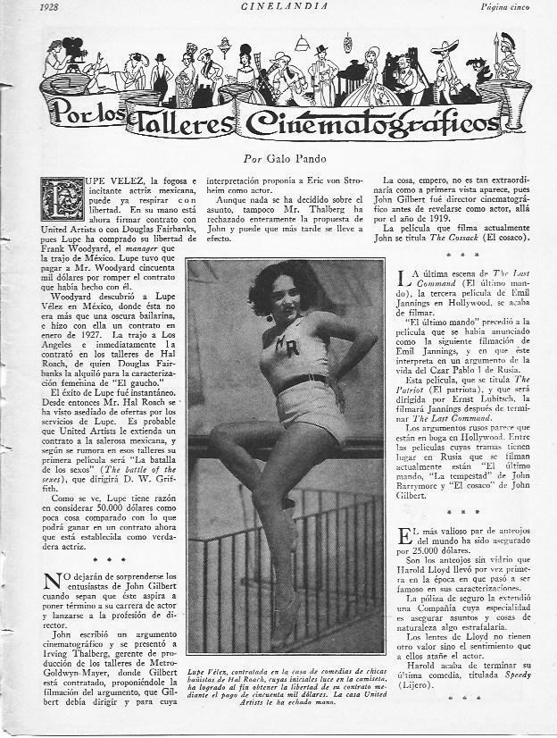 LAMINA 29541: Lupe Velez