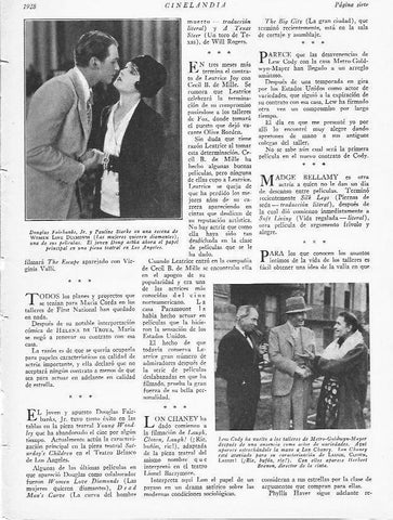 LAMINA 29542: Escena de Women love diamonds y Lew Cody con Lon Chaney