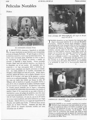 LAMINA 29512: Critica par El Gaucho y The Angel of Broadway