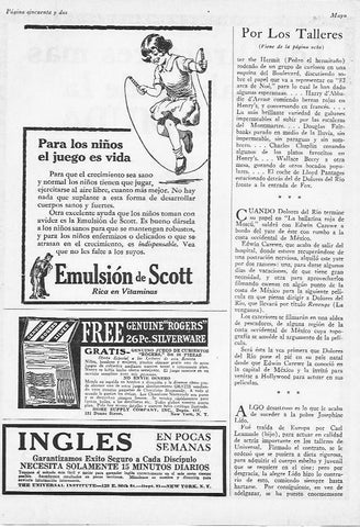 LAMINA 29638: Publicidad de The Universal Institute y Emulsion de Scott
