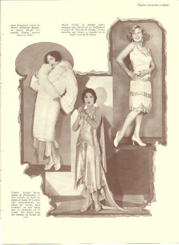 LAMINA 29750: Evelyn Brent, Joan Crwaford y Maria Corda
