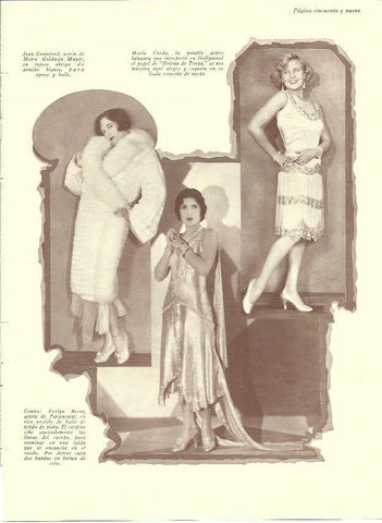 LAMINA 29750: Evelyn Brent, Joan Crwaford y Maria Corda