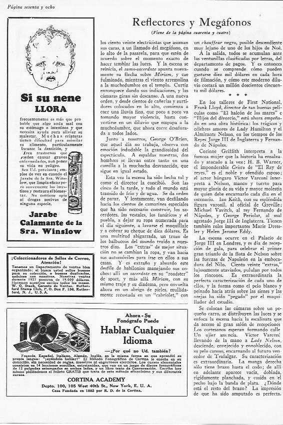 LAMINA 29754: Publicida de Cortina Academy de Nueva York