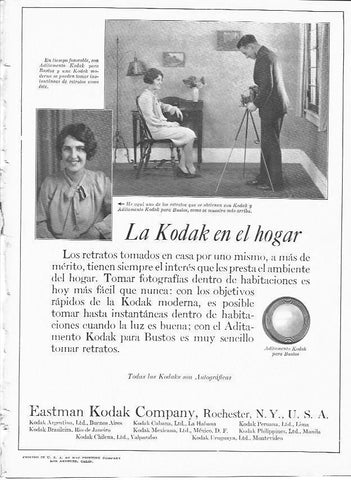 LAMINA 29757: Contraportada con publicidad de Kodak