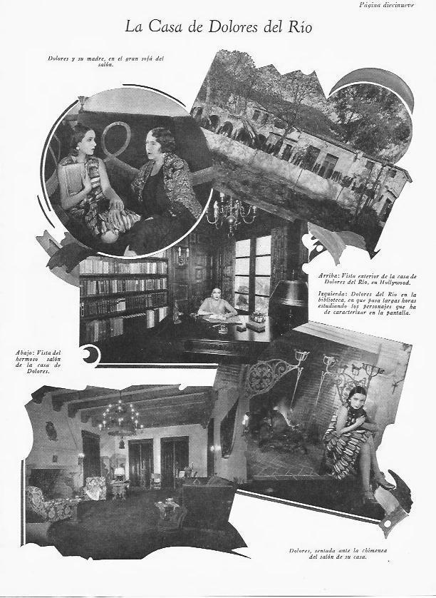 LAMINA 29733: Casa de Dolores del Rio