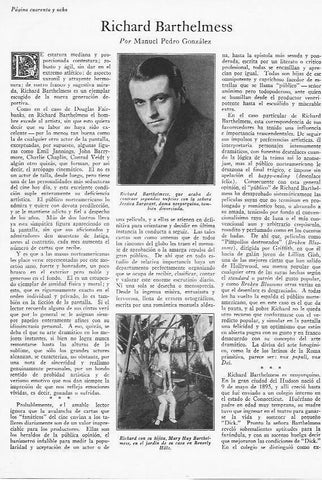 LAMINA 29746: Richard Barthelmess con su hija