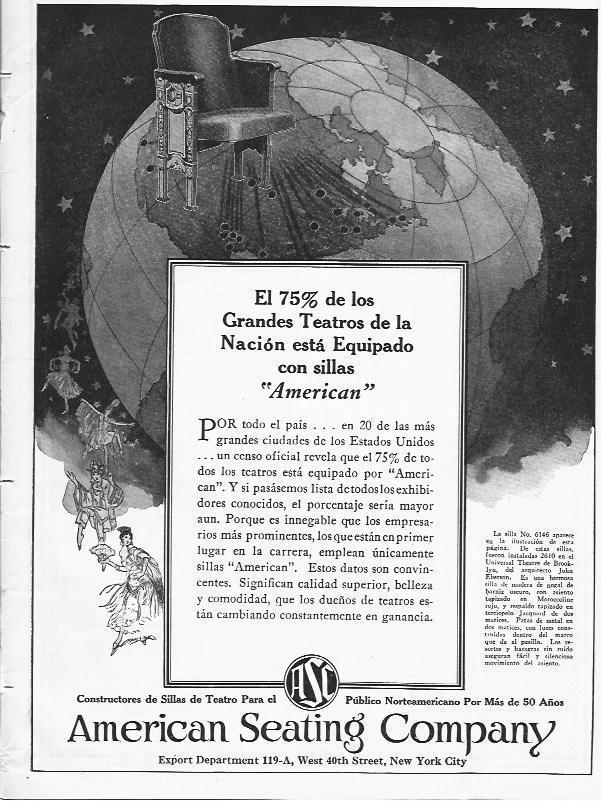 LAMINA 29794: American Seating Company, publicidad