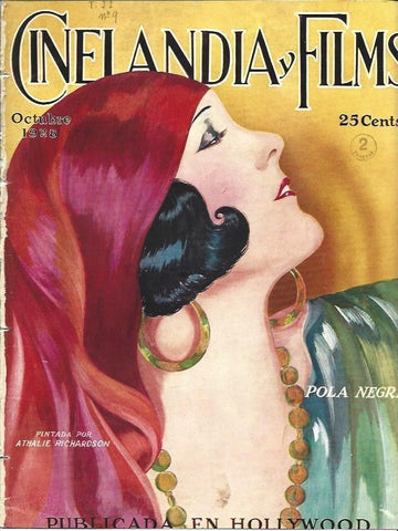 LAMINA 29792: Portada de Cinelandia, octubre de 1928