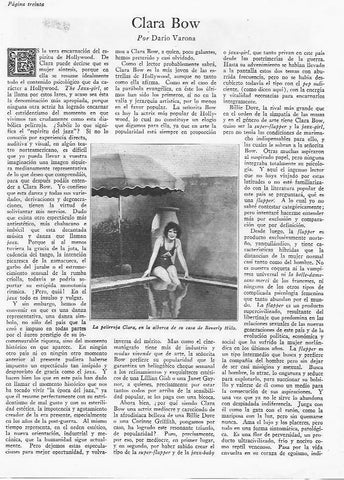 LAMINA 29806: Clara Bow en su casa de Beverly Hills