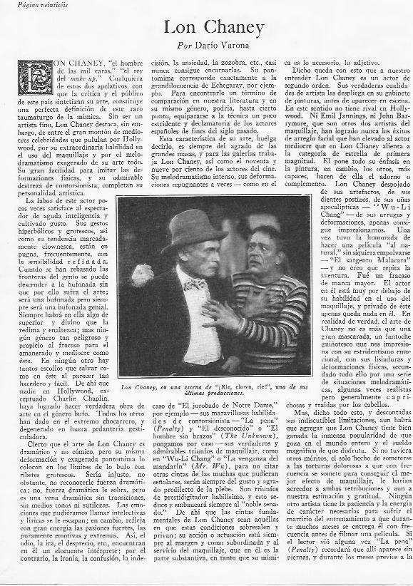 LAMINA 29769: Lon Chaney en Rie, clown, rie