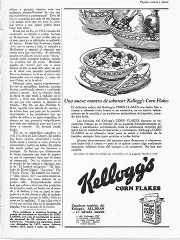 LAMINA 29790: Publicidad de Corn Flakes de Kellogg's