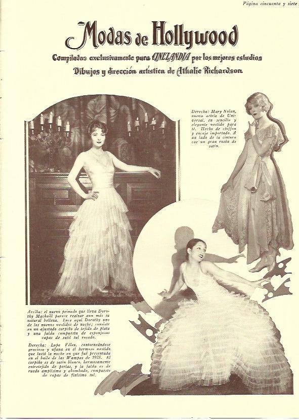 LAMINA 29784: Mary Nolan, Dorothy Mackaill y Lupe Velez