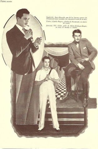 LAMINA 29785: Don Alvarado, Charles Rogers y Nils Asther