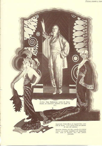 LAMINA 29787: Olga Baklanova, Irenen Rich y Dolores del Rio
