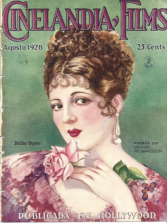LAMINA 29723: Portada de Cinelandia, agosto 1928