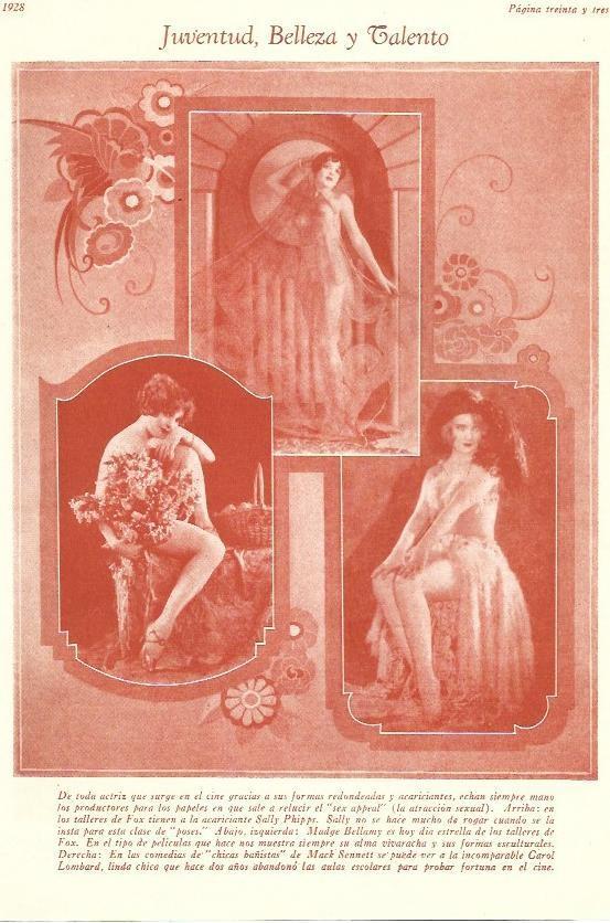 LAMINA 29666: Sally Phipps, Madge Bellamy y Carol Lumbard