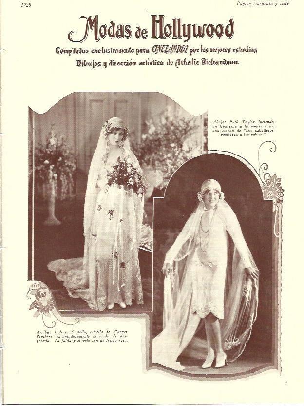 LAMINA 29677: Dolores Costello y Ruth Taylor