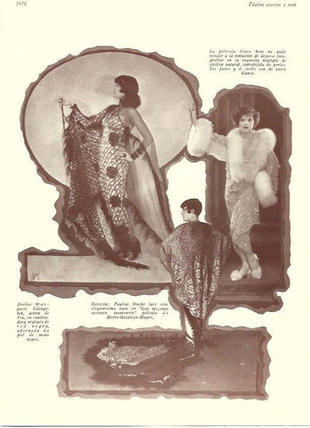 LAMINA 29643: Margaret Livingston, Pauline Starke y Clara Bow