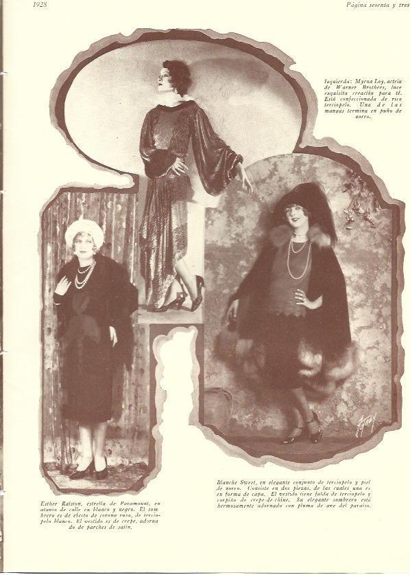 LAMINA 29644: Myrna Loy, Blanche Sweet y Esther Ralston