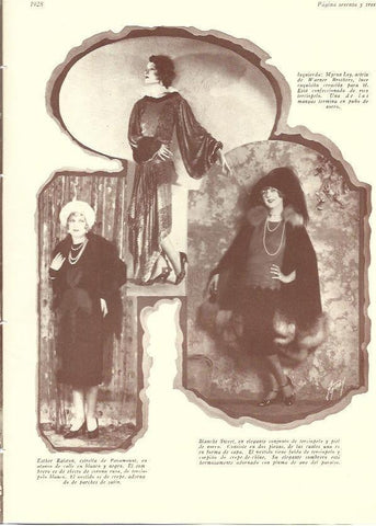 LAMINA 29644: Myrna Loy, Blanche Sweet y Esther Ralston