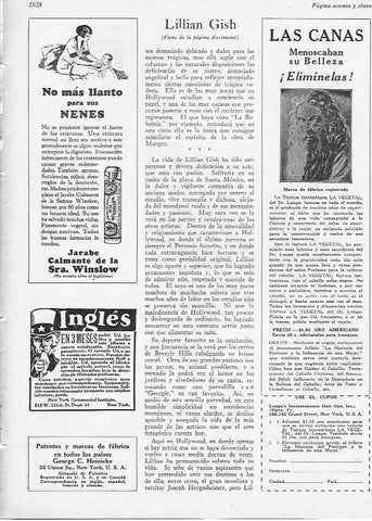LAMINA 29645: Publicidad de jarabe de la Sra Winslow