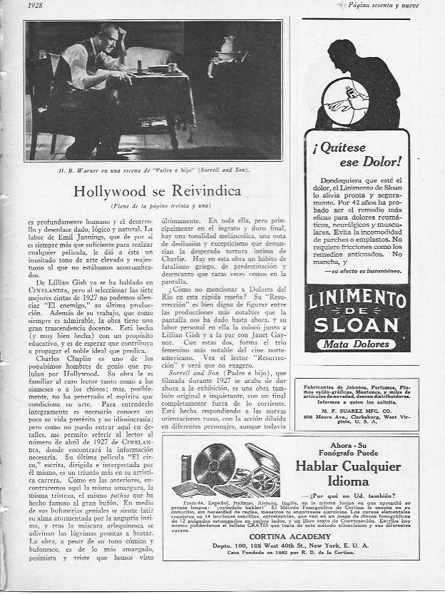 LAMINA 29647: H. B. Warner en Padre e hijo