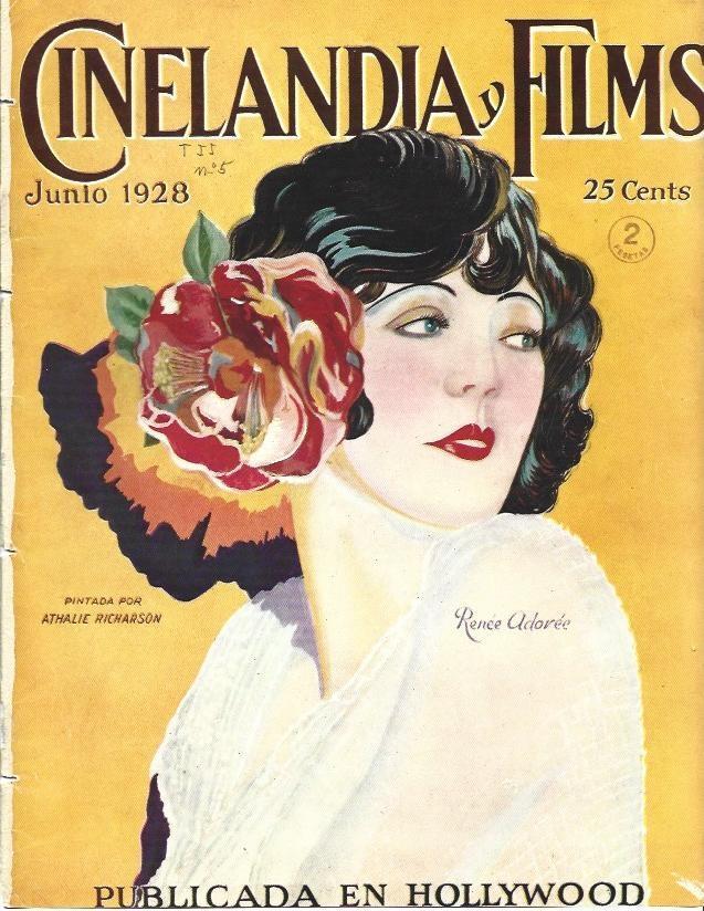 LAMINA 29649: Portada de Cinelandia, junio 1928